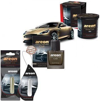 Набір ароматизаторів повітря Areon Car Perfume (Platinum) S4C_Vanilla Paradise фото