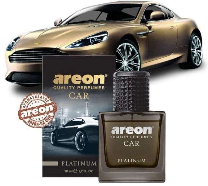 Набір ароматизаторів повітря Areon Car Perfume (Platinum) S4C_Vanilla Paradise фото